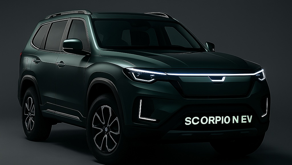 Mahindra Scorpio N EV. जुलाई 2025 में लॉन्च होने वाली टॉप 5 इलेक्ट्रिक कारें 
