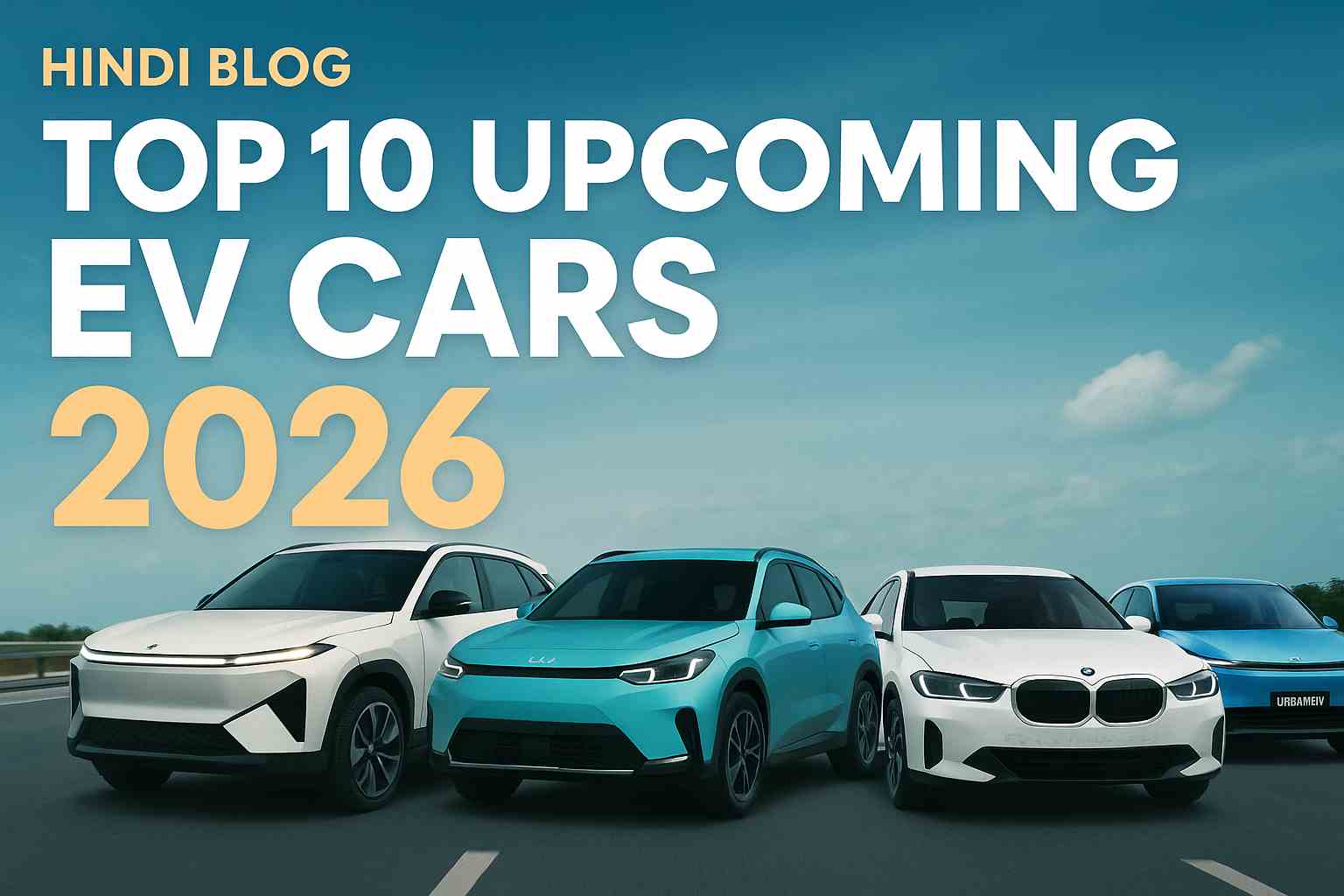 2026 में लॉन्च होने वाली टॉप 10 Electric Cars – कीमत, रेंज और फीचर्स | Latest EV Cars India