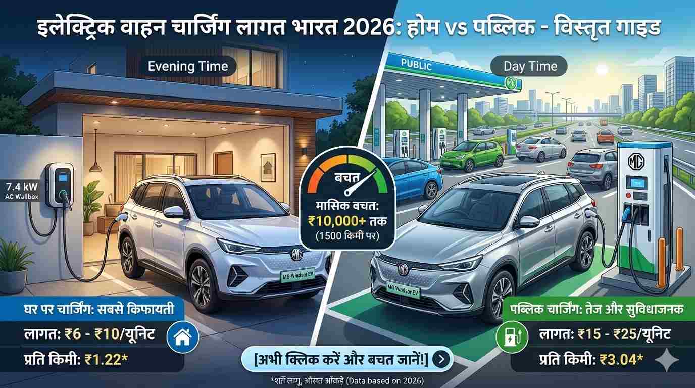 Charging Cost in India 2026